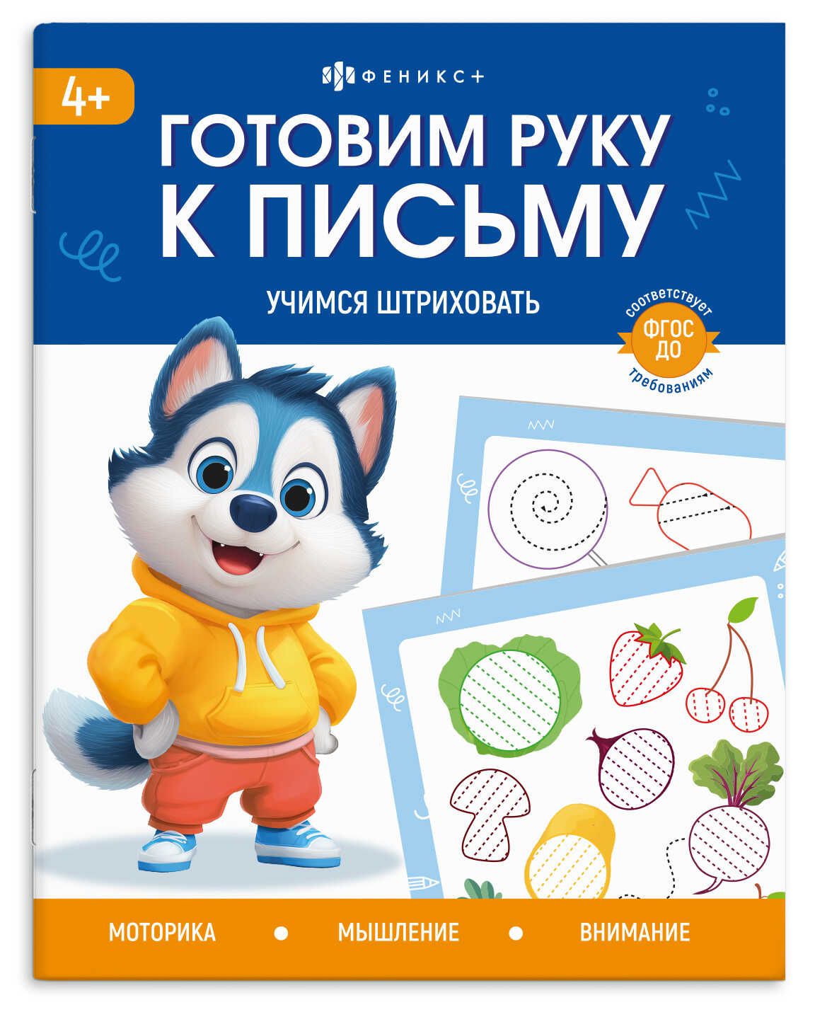 Книга "Готовим руку к письму. Учимся штриховать" А5 32стр.