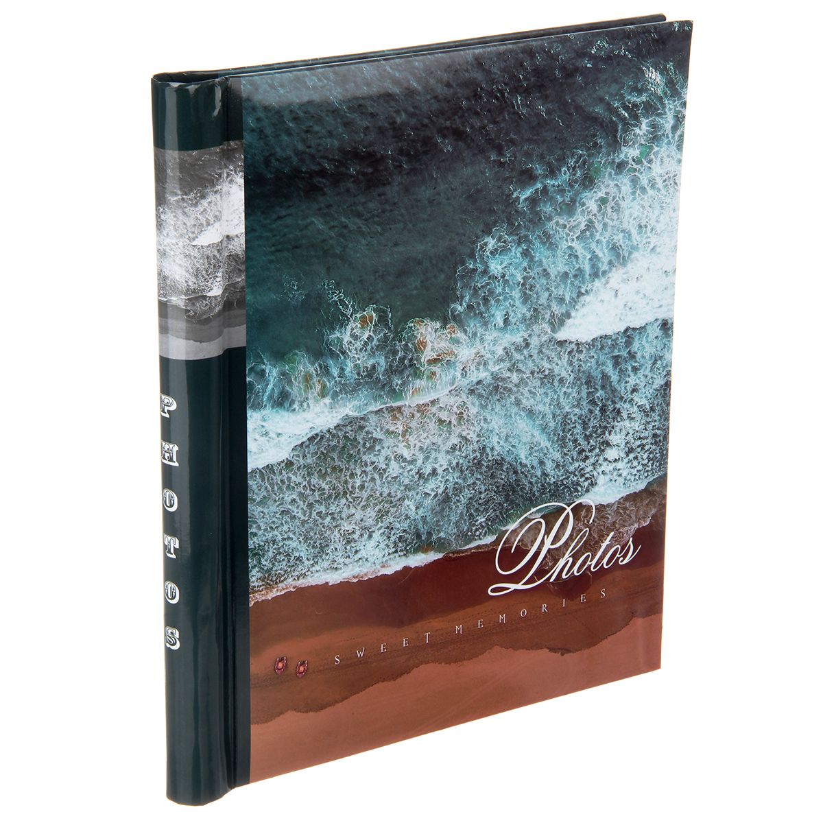 Фотоальбом магнитный 10л  23*28см спир. Волны