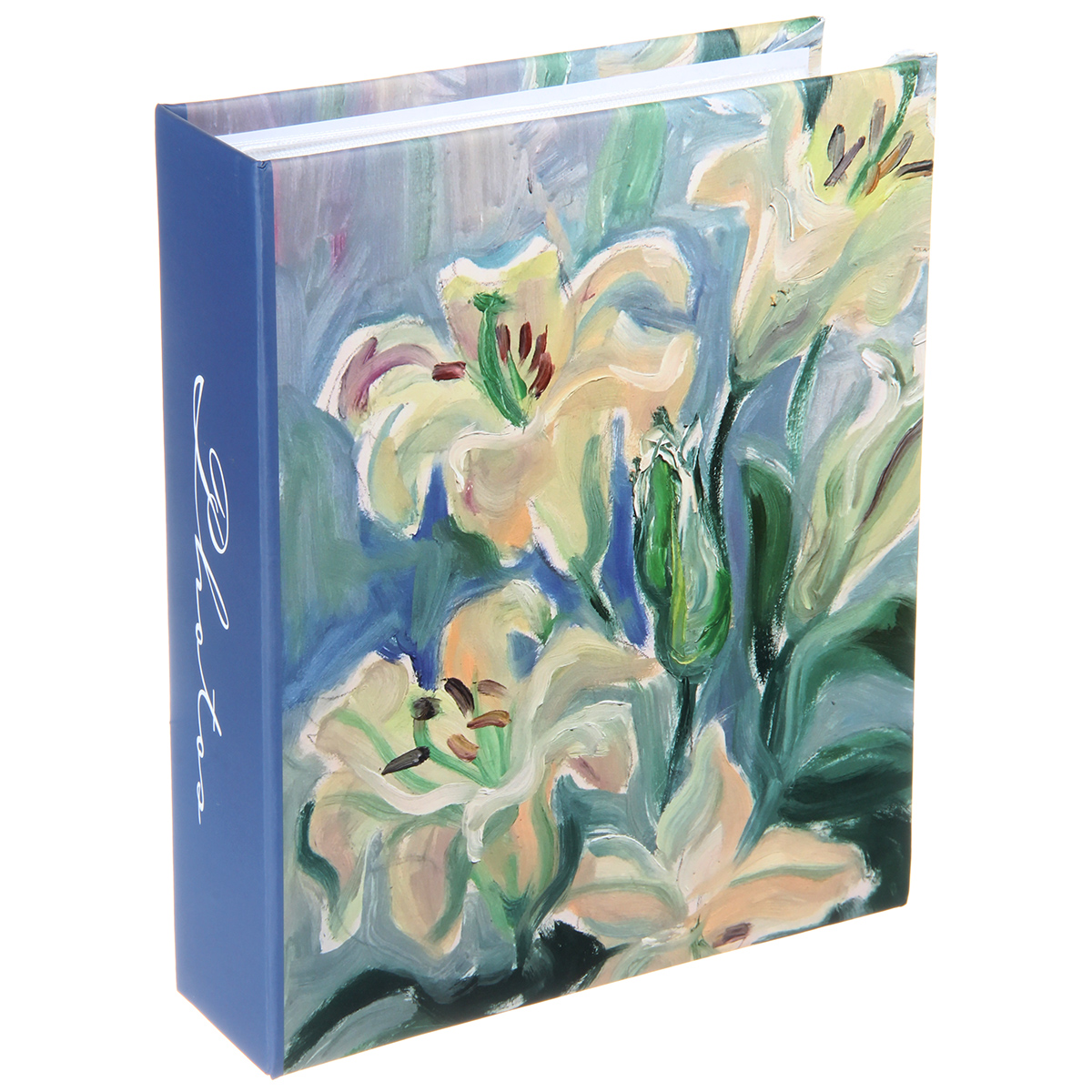 Фотоальбом 200 фото 10*15см Лилии