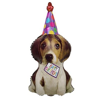 Шар фольга 30" "Щенок в колпаке" 76см