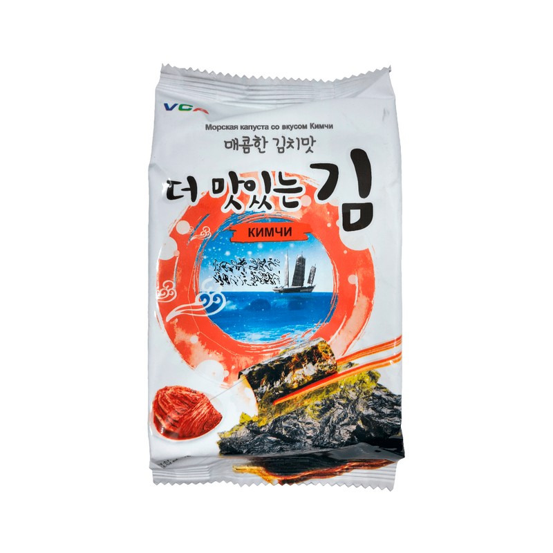 Морская капуста жаренная "КИМ" со вкусом кимчи 5 гр. /уп.12шт./