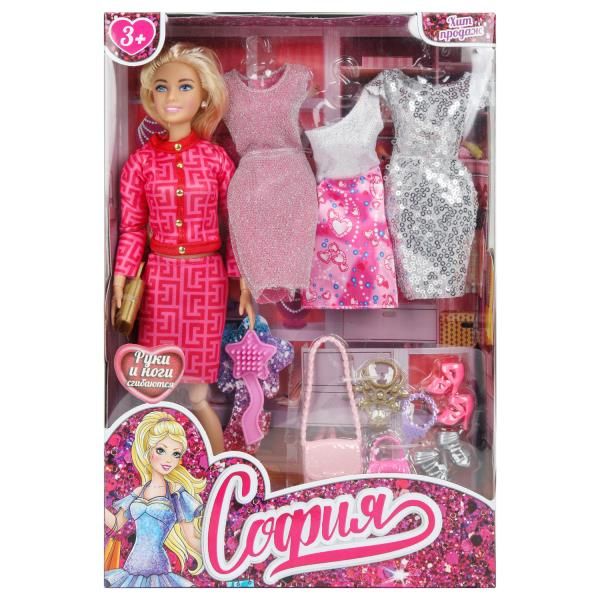 Кукла 29см "София" руки и ноги сгибаются, одежда в компл.