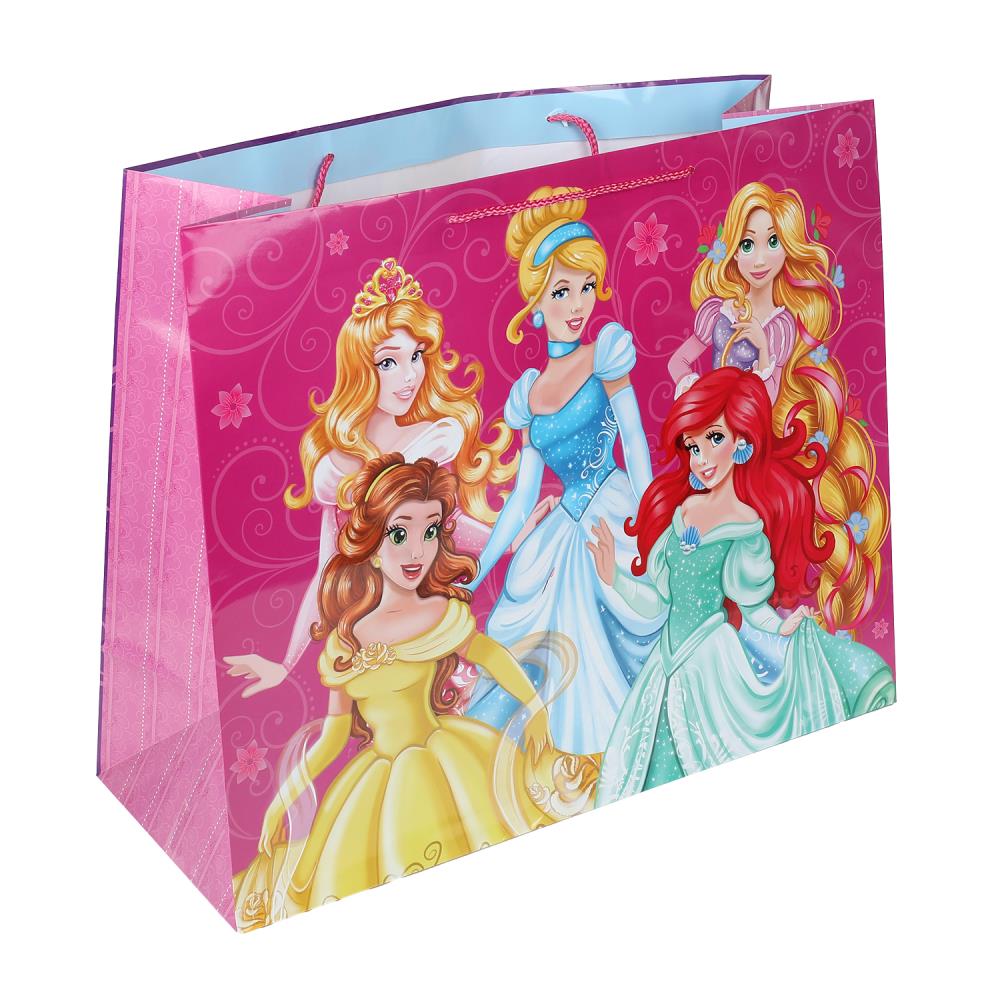 Пакет подар. бумажн. 40*49*19 см 190гр/м2  Принцессы