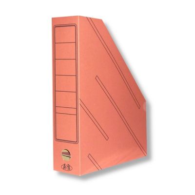 Накопитель архивный А4 глубина 75мм красный