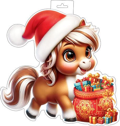 Плакат фигурный 38*41см  "Символ года"