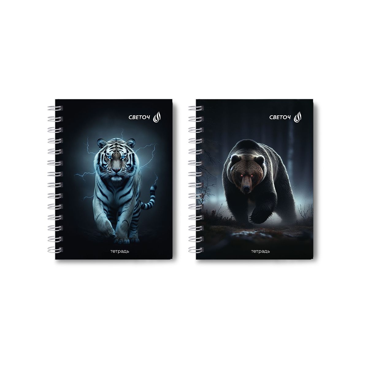 Блокнот А6 7БЦ гребень  80л "Сила и смелость" кл., мат.лам., выб.лак.