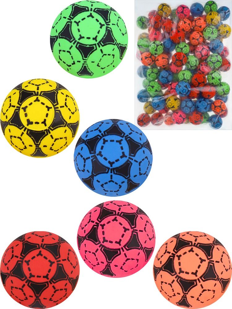 Мяч попрыгун  2,7см "Футбол" цена за 1 шт