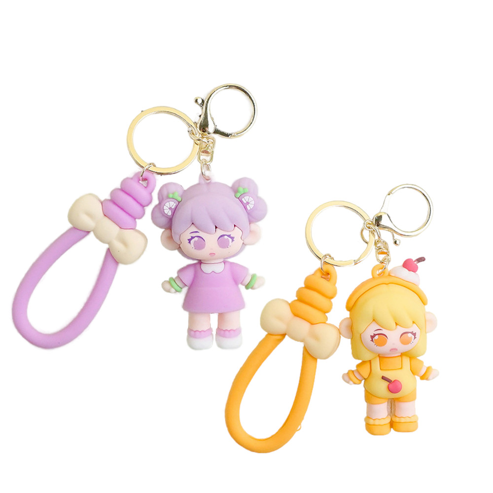 Брелок "Куколка", ПВХ, 7,2*4,7 см, ассорти дизайнов