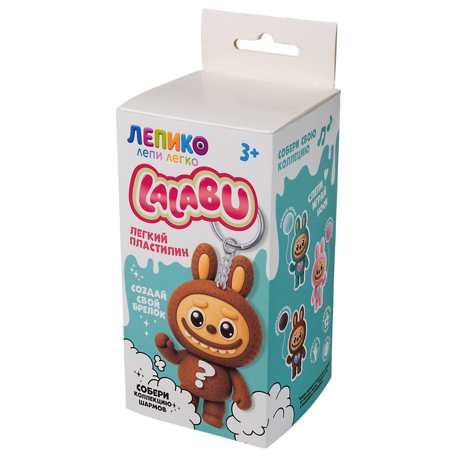 Набор для лепки легк. пластилином "Лепи Легко" LALABU 3+