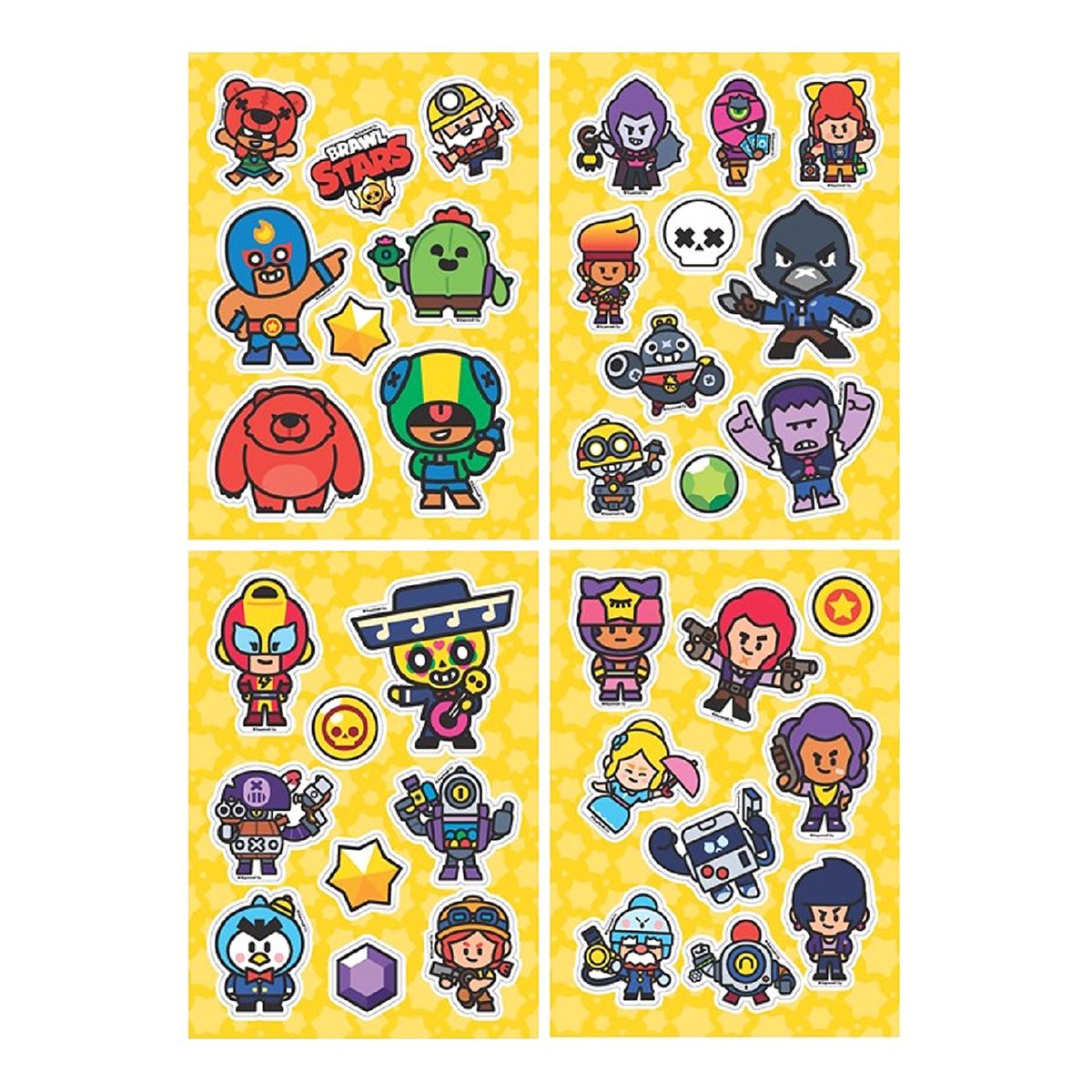 Набор наклеек А5 4л  "Brawl Stars"