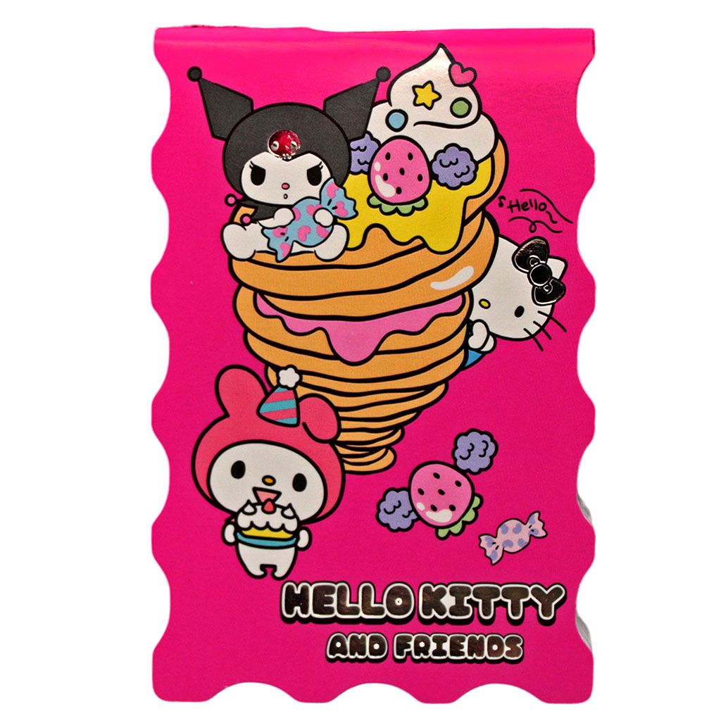 Блокнот А7  40л скоба "Куроми" без лин., тисн.фольгой, фигурн.выруб.