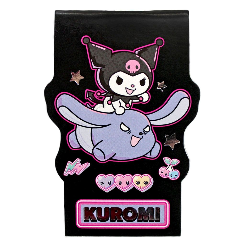 Блокнот А7  40л скоба "Куроми" без лин., тисн.фольгой, фигурн.выруб.