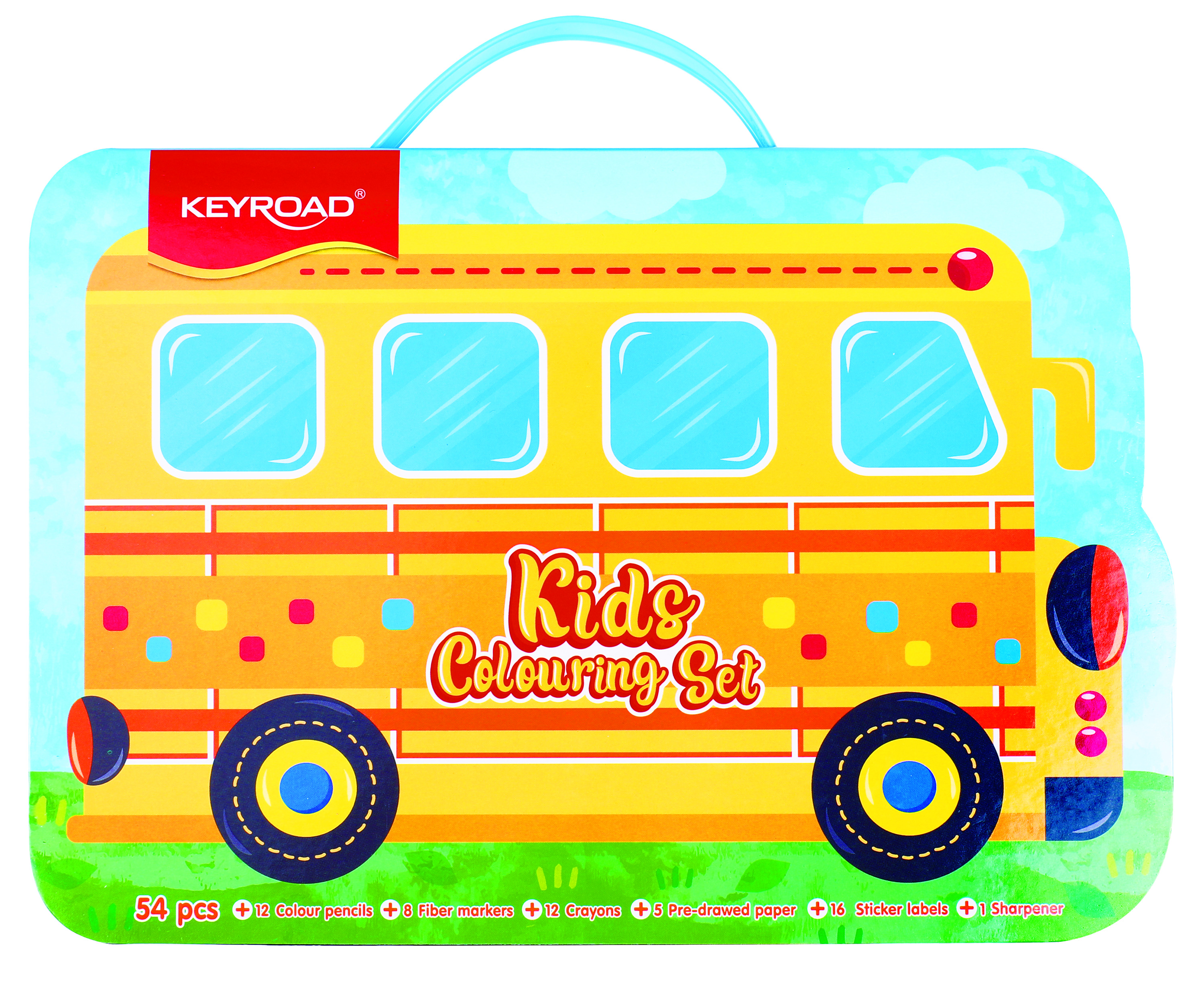 Набор д/рисования  54пр. KEYROAD "Автобус"