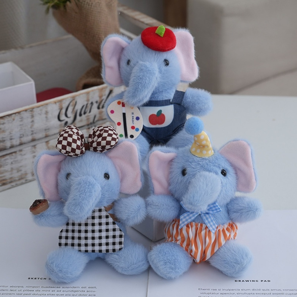 Брелок "Слоник", текстиль, ассорти дизайнов