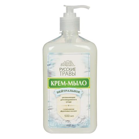Мыло жидкое Русские травы 500 мл крем-мыло (дозатор) нейтральное