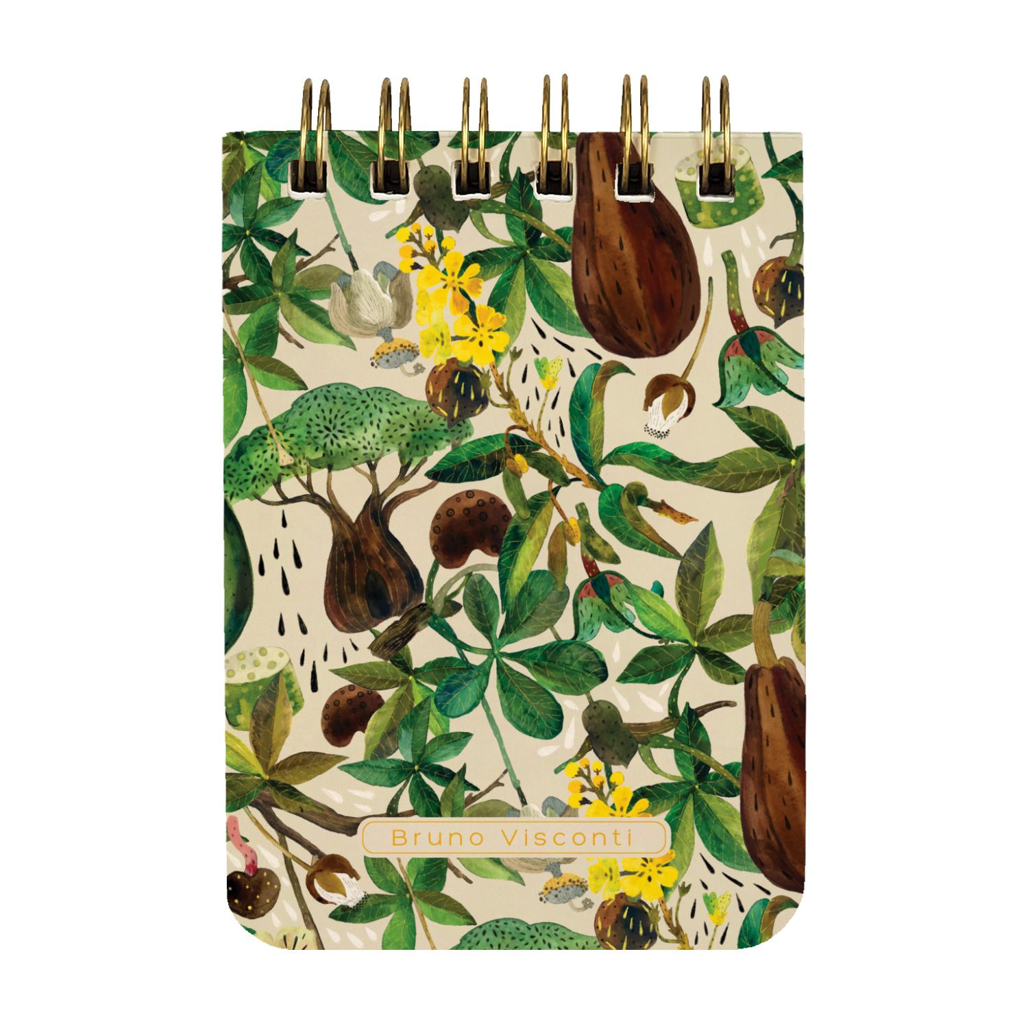 БЛОКНОТ НА ГРЕБНЕ «CUTE JOURNAL» A7, BV, 100 Л. "FLORA.СКАЗОЧНЫЙ ЛЕС" ЛИНЕЙКА