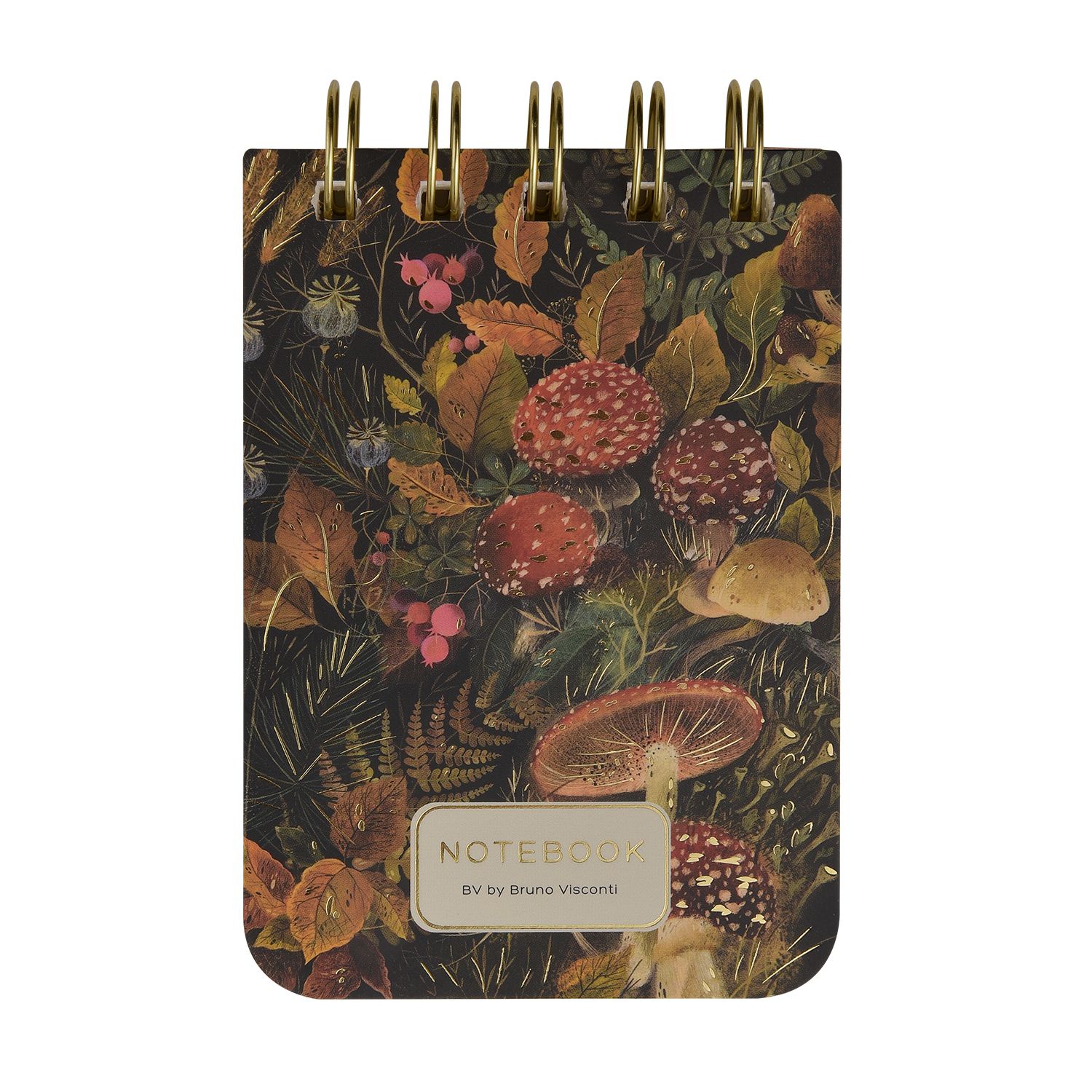 БЛОКНОТ НА ГРЕБНЕ «CUTE JOURNAL» A7, BV, 100 Л. "FLORA.FOREST FAIRY TALE" ЛИНЕЙКА