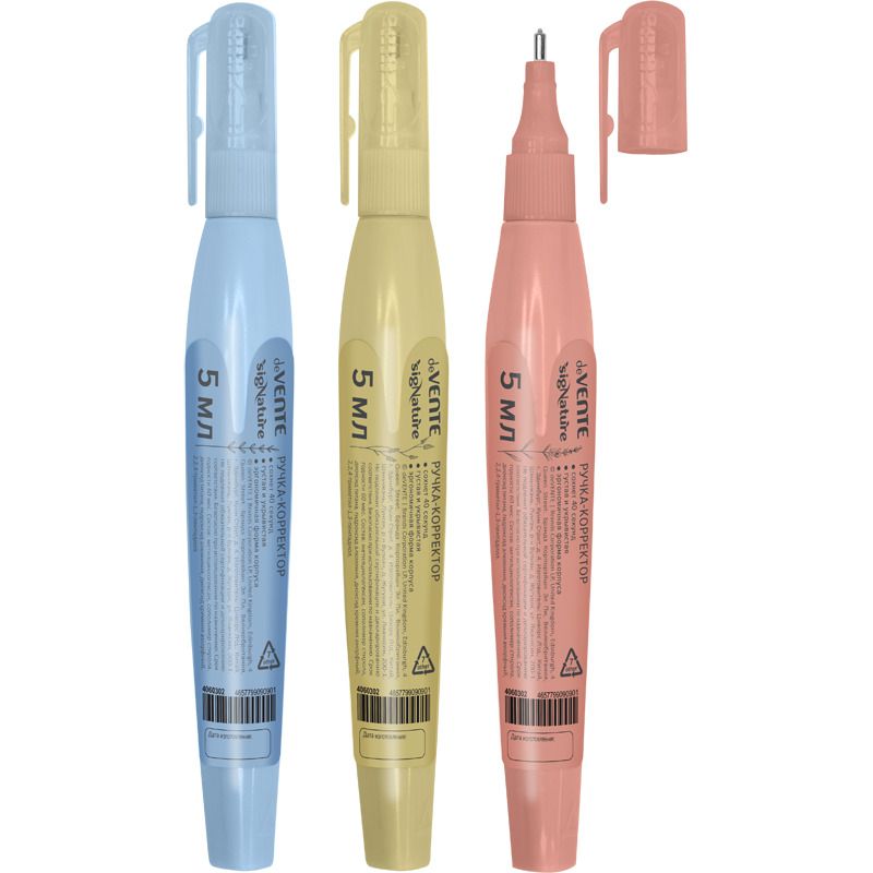 Корректирующий карандаш deVENTE sigNATURE"  5мл, ассорти