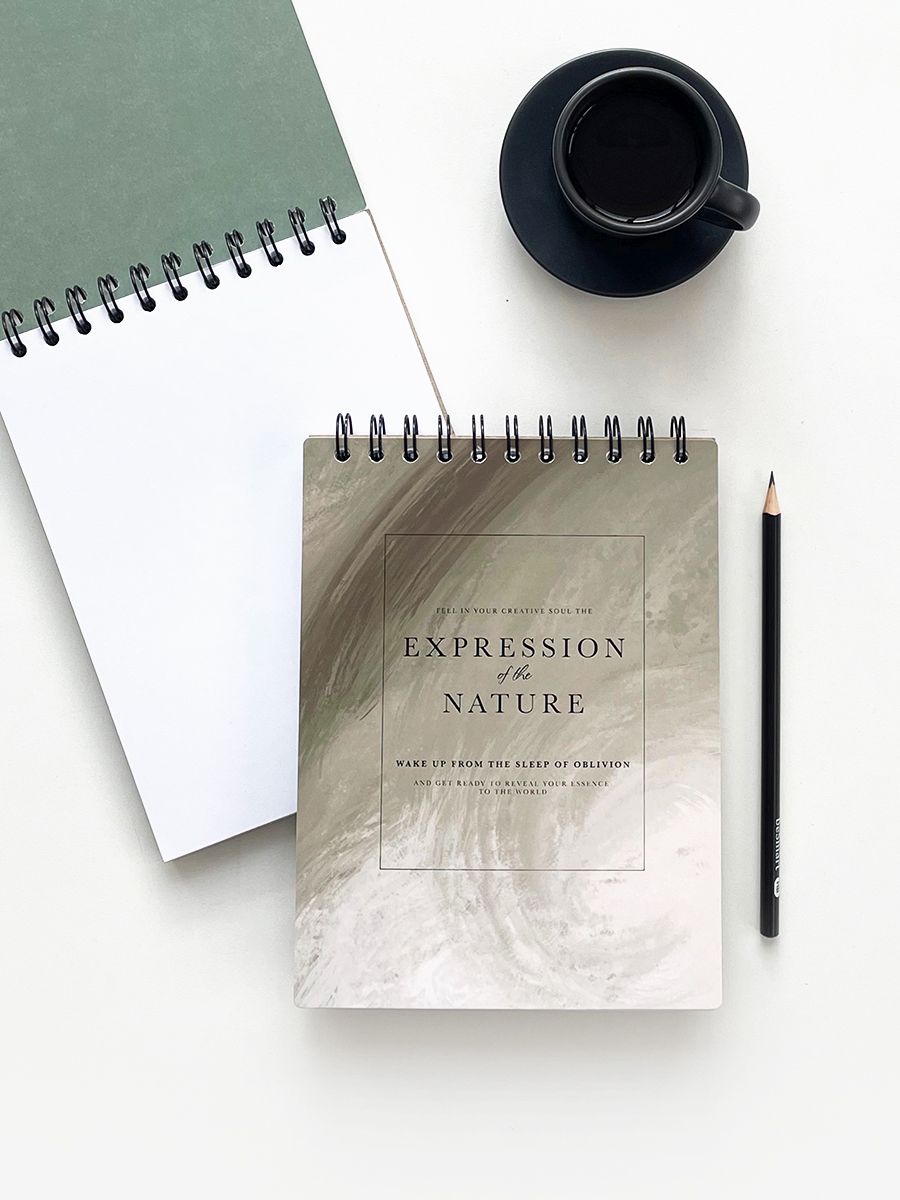 Скетчбук А5  45л., гребень, 190гр/м2 "Be Smart. Oblivion. Природа"