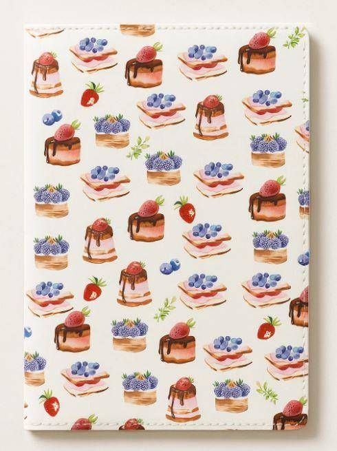 Обложка для паспорта ПВХ "Cupcakes Pattern" плотность 600 мкм