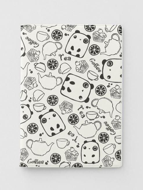 Обложка для паспорта ПВХ "Tea Party" плотность 600 мкм