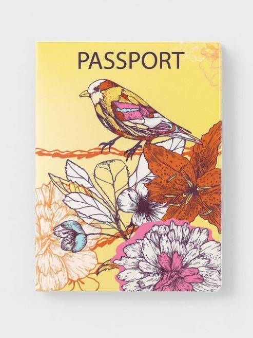 Обложка для паспорта ПВХ "BIRD" плотность 600 мкм