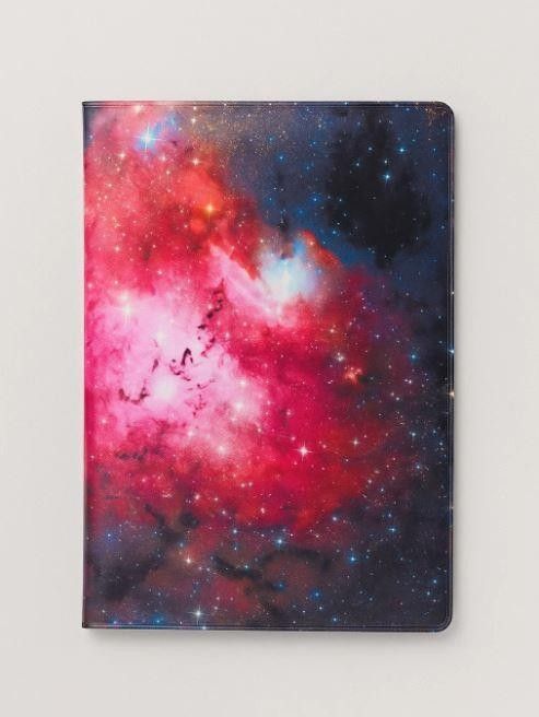 Обложка для паспорта ПВХ "KOSMOS BLACK" плотность 600 мкм