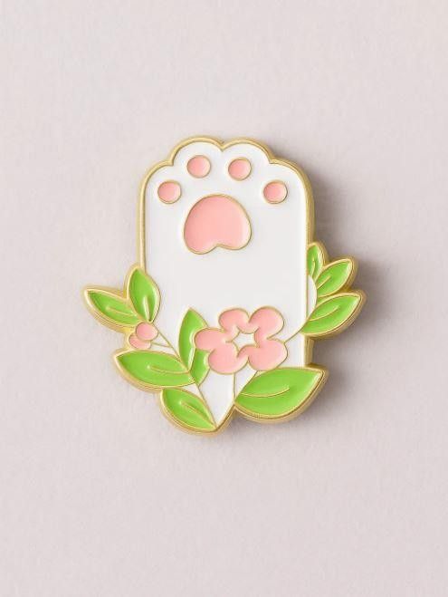 Значок металлический 35мм "Forest paw"