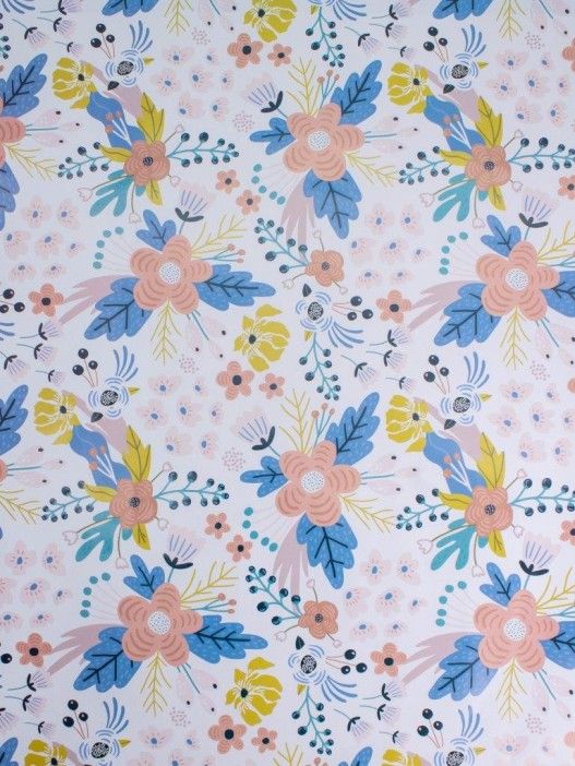 Бумага упаковочная 50*70см "BotanicWrap"