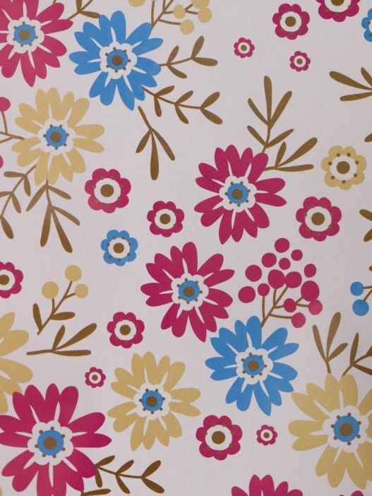 Бумага упаковочная 50*70см "FlowerVeil"