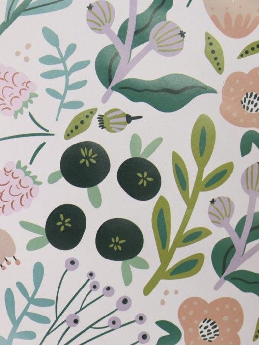 Бумага упаковочная 50*70см "PetalGaze"