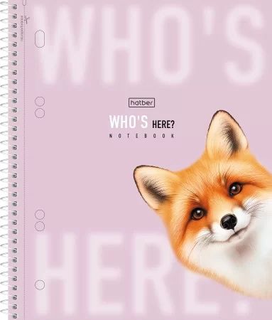 Тетрадь А5 120л кл. гребень Hatber "Кто здесь?" многоуров.перф., 3 разделит.