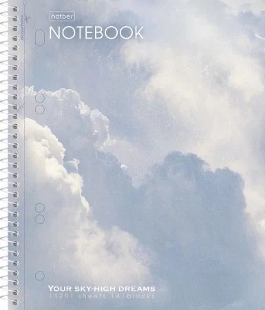 Тетрадь А5 120л кл. гребень Hatber "Dream" многоуров.перф., 3 разделит.