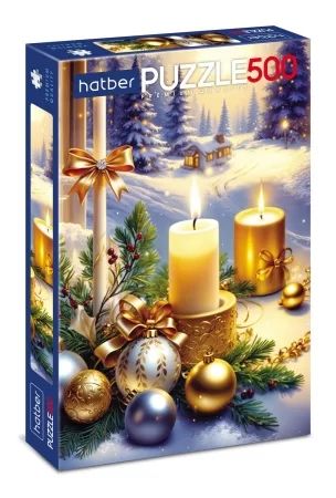 Пазлы  500 элементов  330*480мм.  "Зимняя сказка"