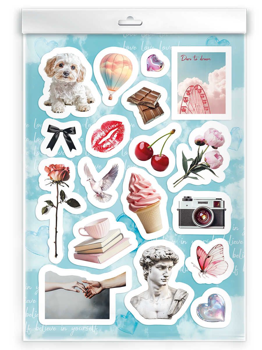 Стикеры "Любимые стикеры. Эстетика 2" 14,8*21см