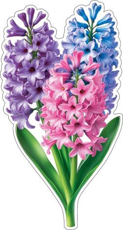 Украшение на скотче 18*18см "Тюльпан"