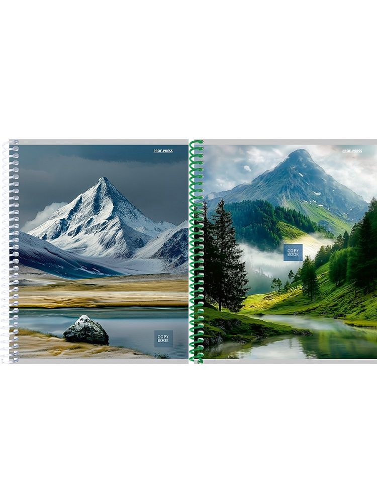 Тетрадь А5  48л кл. гребень Проф-Пресс "Горные вершины" твин-лак