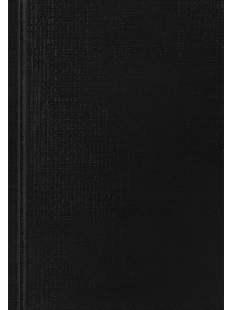 Блокнот А6 7БЦ  80л "Однотонный черный - 2" кл., глянц.лам., лен