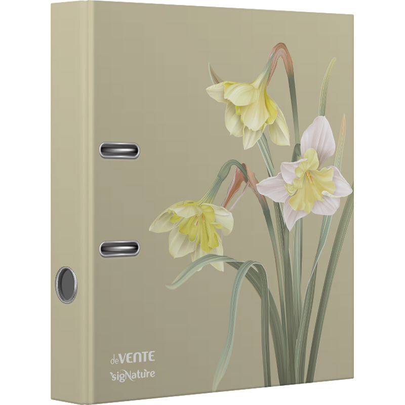 Регистратор А4  75мм РР sigNATURE , мет. окантовка, разобранный, карман