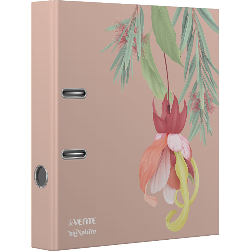 Регистратор А4  75мм РР sigNATURE , мет. окантовка, разобранный, карман