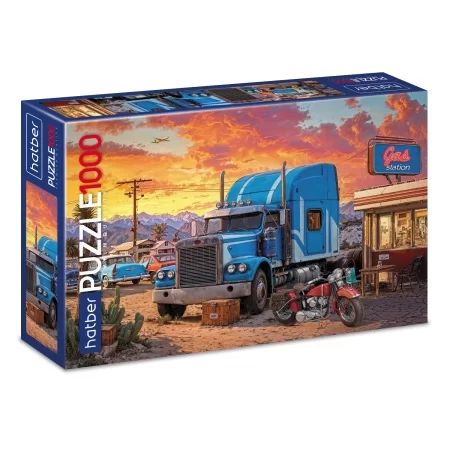 Пазлы 1000 элементов  680*480мм. "Легенды трассы" Premium