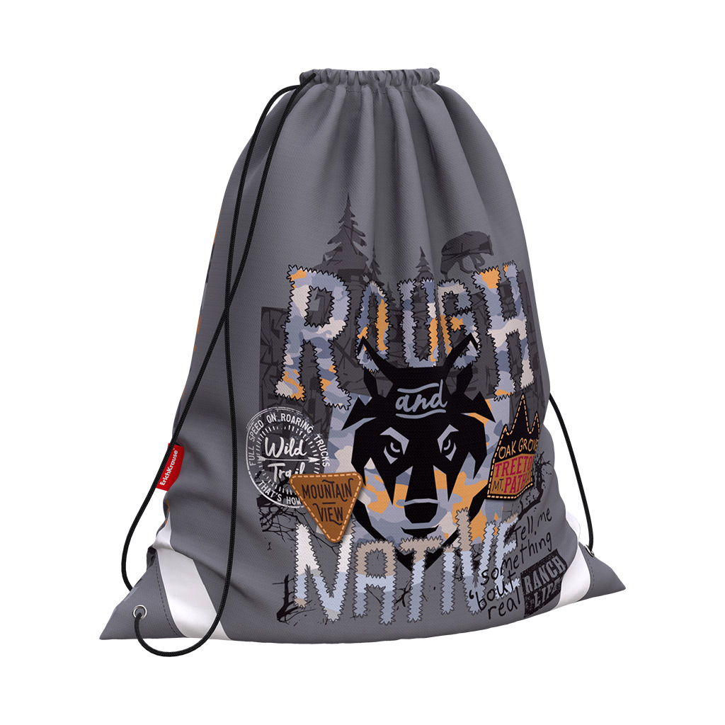 Мешок для обуви ErichKrause® 365x440мм Rough Native