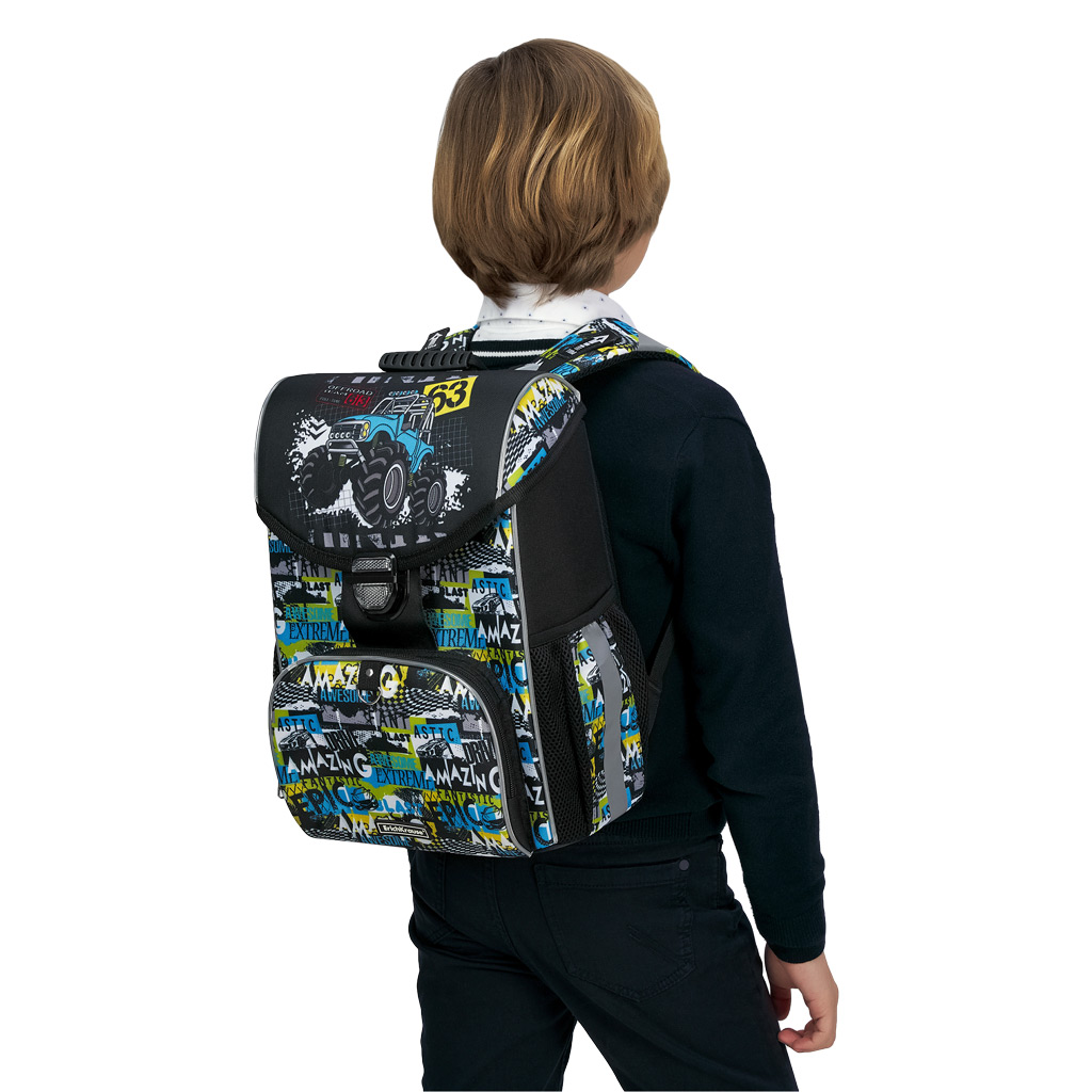 Ученический ранец ErichKrause® ErgoLine® 15L Track Car