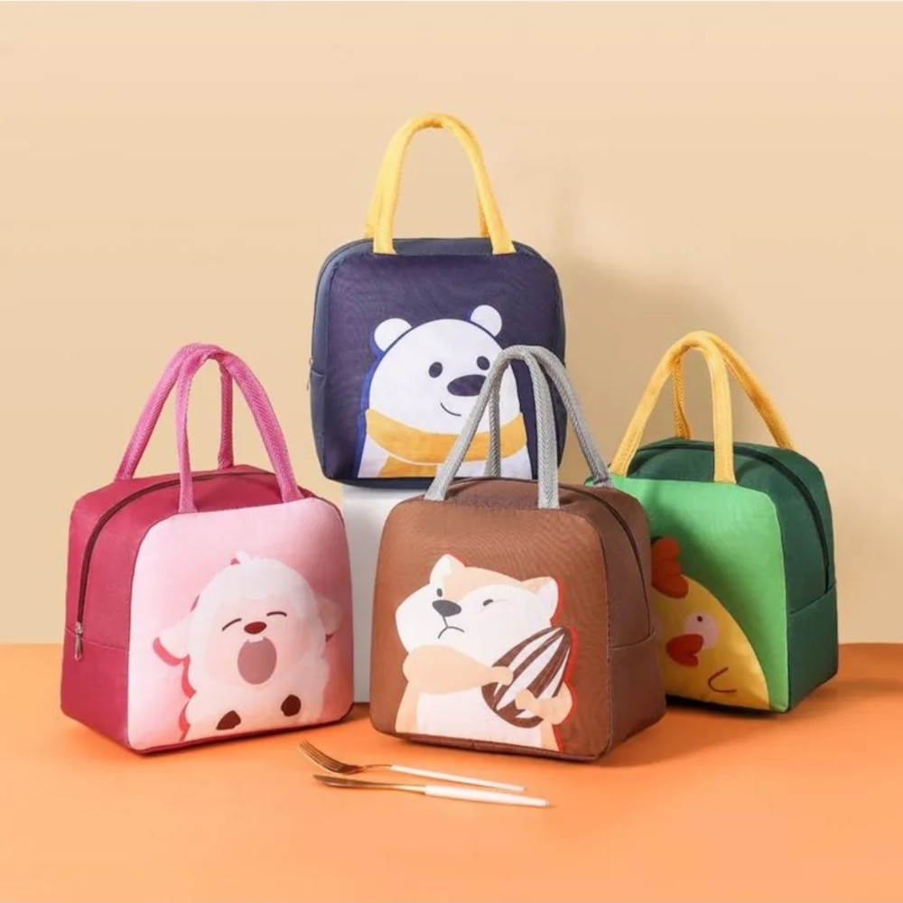 Термосумка Зверята 23*22*14см с термослоем ассорти дизайнов