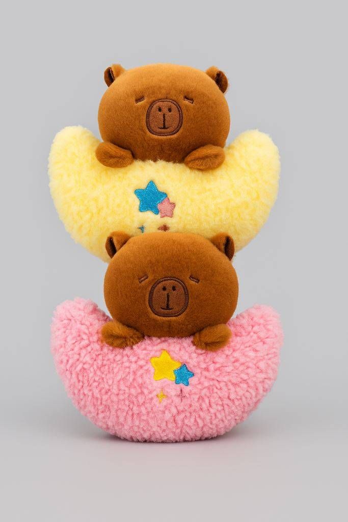 Мягкая игрушка 17см "Capybara moon" ассорти