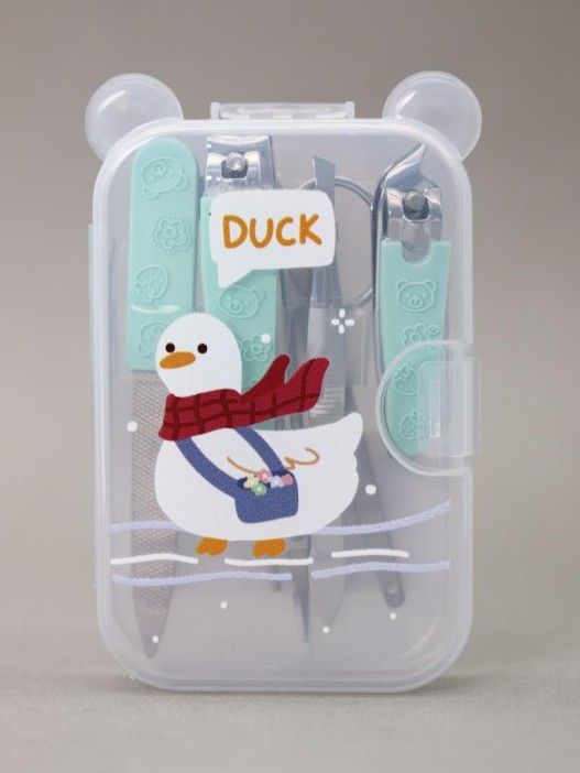 Маникюрный набор "Duck swim", blue