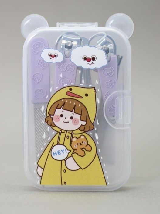 Маникюрный набор "Аниме девочка уточка"