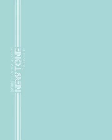 Тетрадь А5 48л кл. Hatber "NEWtone Pastel. Зеленый нефрит" софт-тач