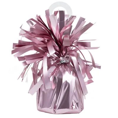 Грузик д/шара Конус розовый сатин