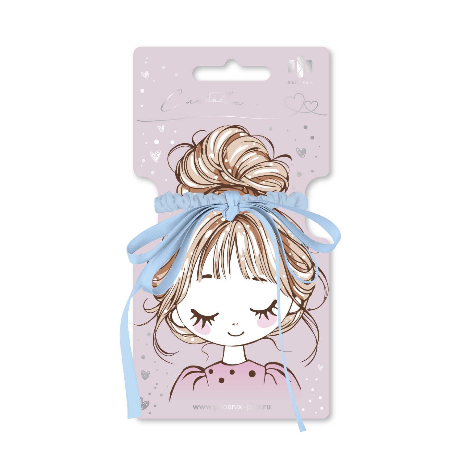 Резинка для волос "Феникс+. Бантик" 1шт.